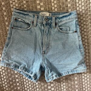 Abercrombie & Fitch Sky Blue Jean Shorts
